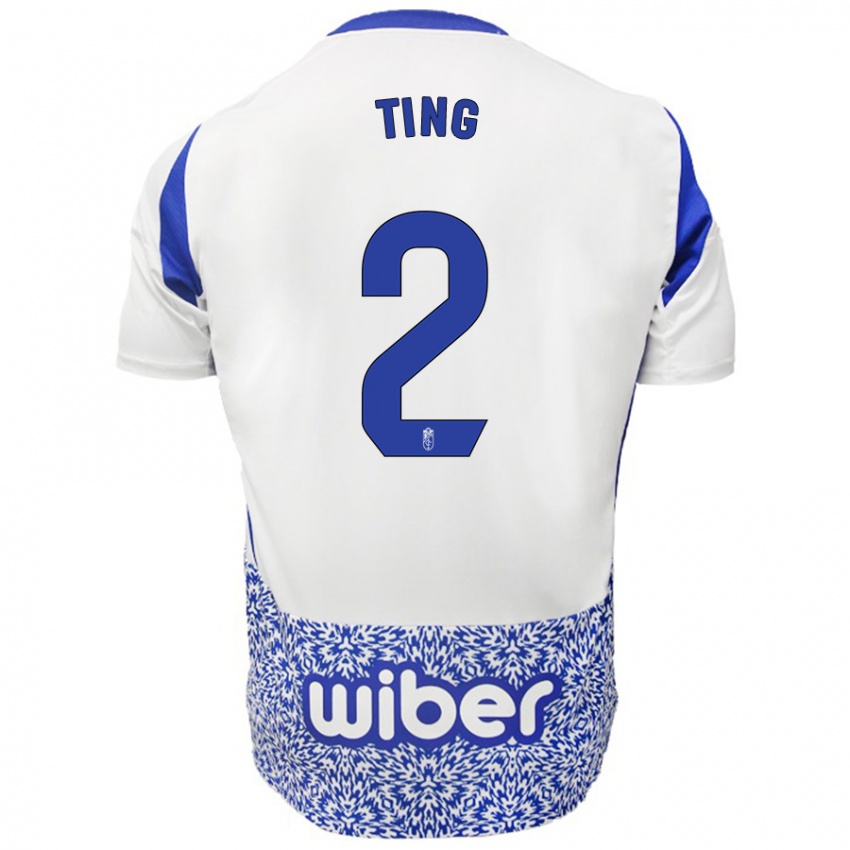 Criança Camisola Xie Ting #2 Azul Branco Alternativa 2024/25 Camisa Brasil