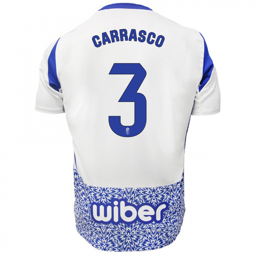 Criança Camisola Marta Carrasco #3 Azul Branco Alternativa 2024/25 Camisa Brasil