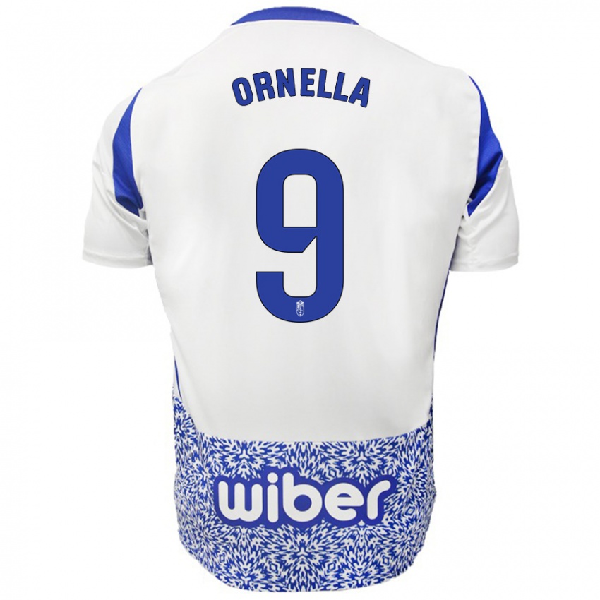 Criança Camisola Ornella María Vignola Cabot #9 Azul Branco Alternativa 2024/25 Camisa Brasil