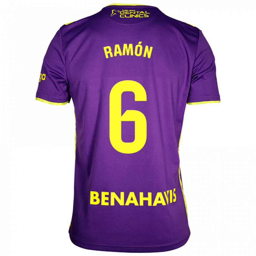 Criança Camisola Ramón Enríquez #6 Amarelo Roxo Alternativa 2024/25 Camisa Brasil