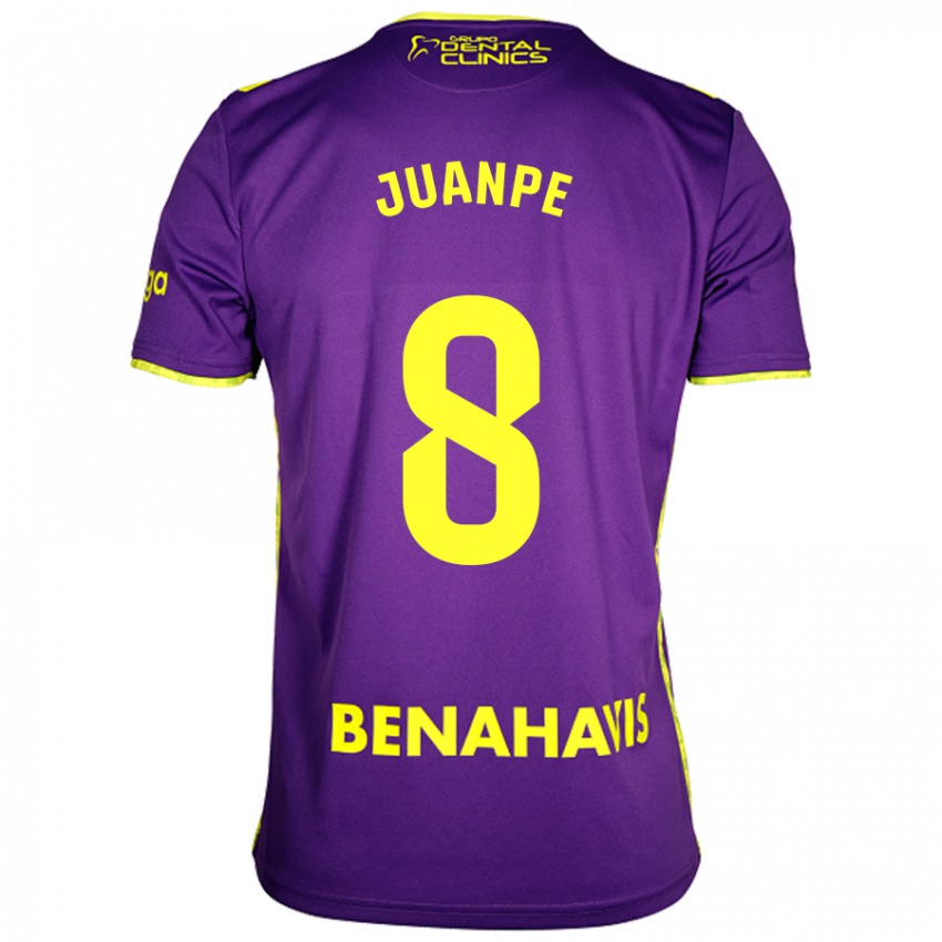 Criança Camisola Juanpe #8 Amarelo Roxo Alternativa 2024/25 Camisa Brasil