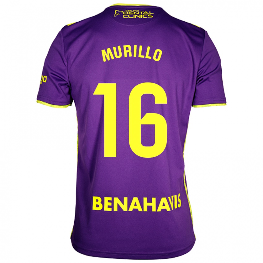 Criança Camisola Diego Murillo #16 Amarelo Roxo Alternativa 2024/25 Camisa Brasil