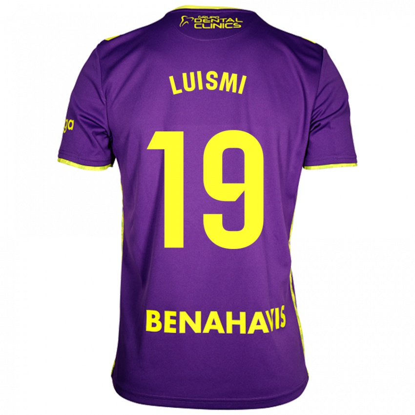 Criança Camisola Luismi Sánchez #19 Amarelo Roxo Alternativa 2024/25 Camisa Brasil