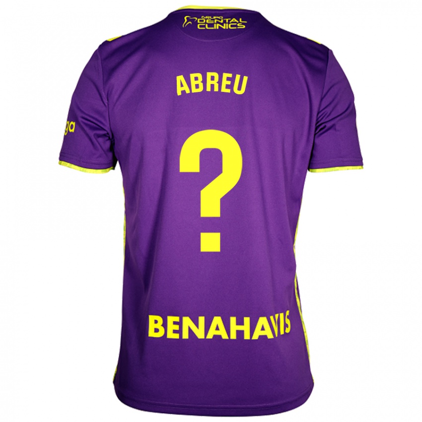 Criança Camisola Marco Abreu #0 Amarelo Roxo Alternativa 2024/25 Camisa Brasil