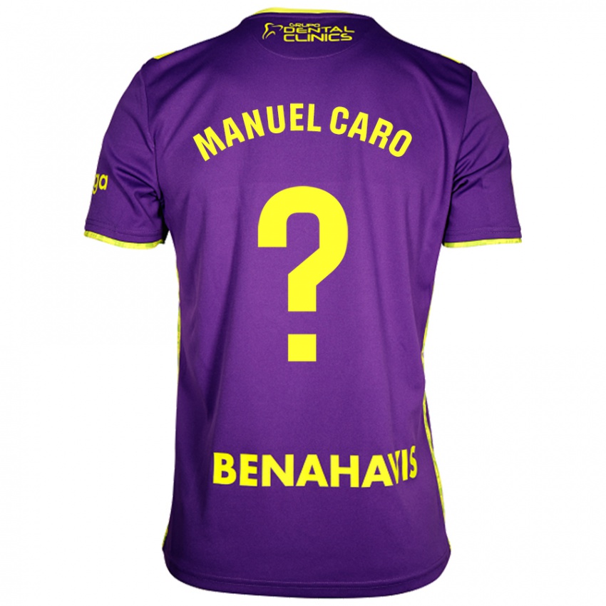 Criança Camisola José Manuel Caro #0 Amarelo Roxo Alternativa 2024/25 Camisa Brasil