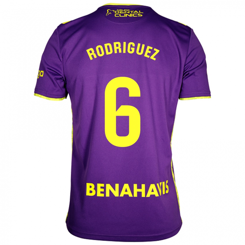 Criança Camisola Rafa Rodríguez #6 Amarelo Roxo Alternativa 2024/25 Camisa Brasil