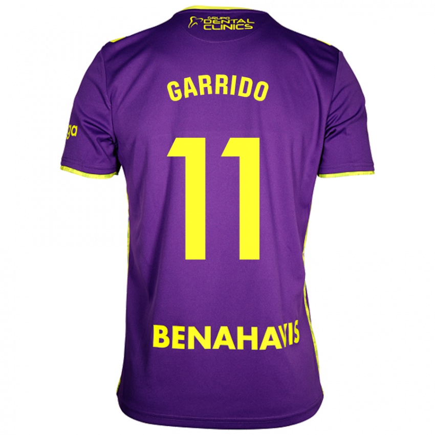 Criança Camisola Rafael Garrido #11 Amarelo Roxo Alternativa 2024/25 Camisa Brasil