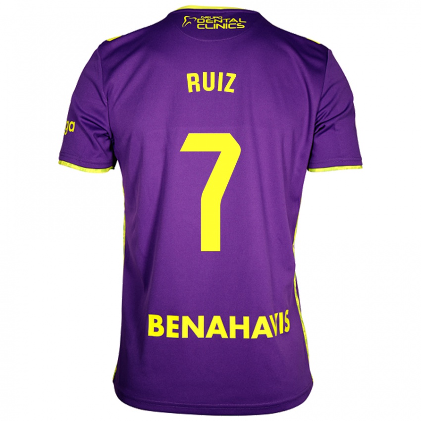 Criança Camisola María Ruiz #7 Amarelo Roxo Alternativa 2024/25 Camisa Brasil