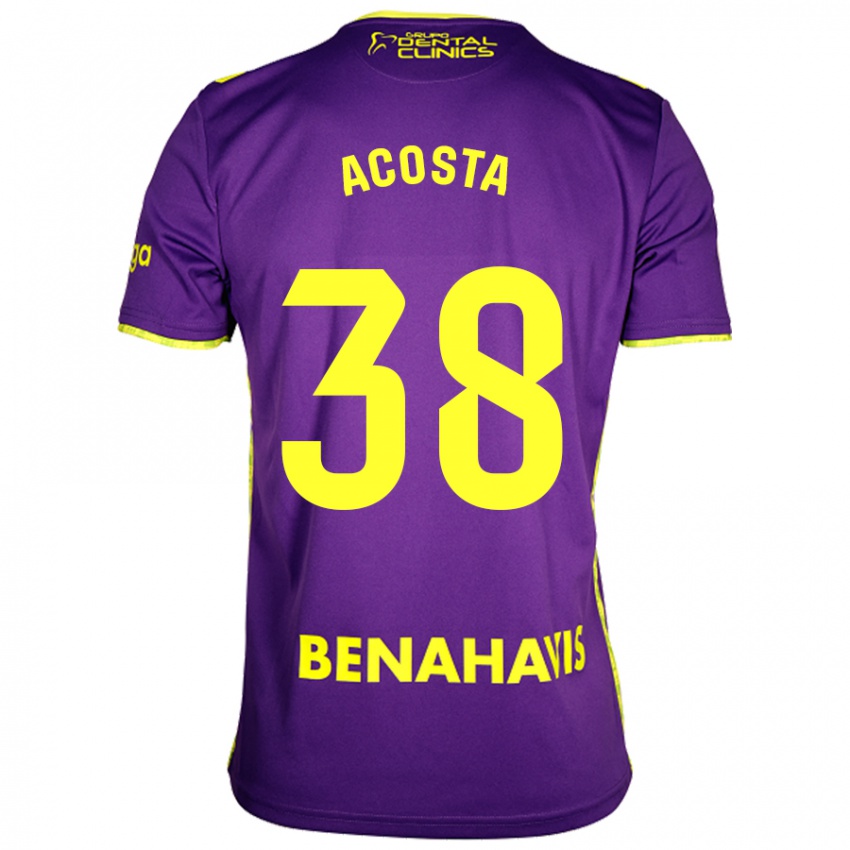 Criança Camisola Judith Acosta #38 Amarelo Roxo Alternativa 2024/25 Camisa Brasil