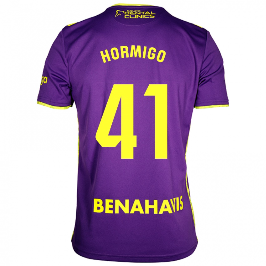 Criança Camisola Cintia Hormigo #41 Amarelo Roxo Alternativa 2024/25 Camisa Brasil