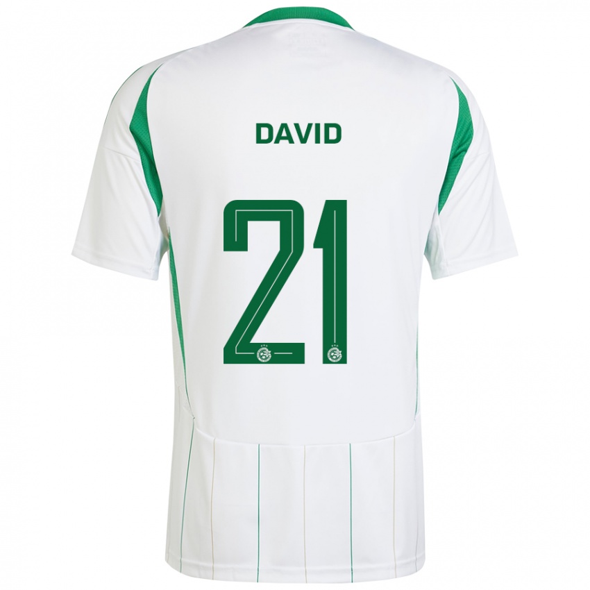 Criança Camisola Dean David #21 Verde Branco Alternativa 2024/25 Camisa Brasil