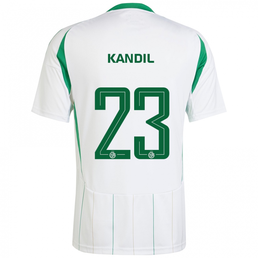 Criança Camisola Maor Kandil #23 Verde Branco Alternativa 2024/25 Camisa Brasil