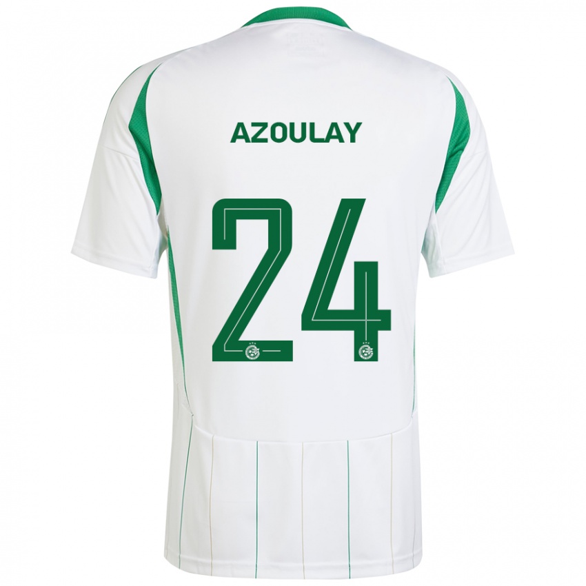 Criança Camisola Ethane Azoulay #24 Verde Branco Alternativa 2024/25 Camisa Brasil