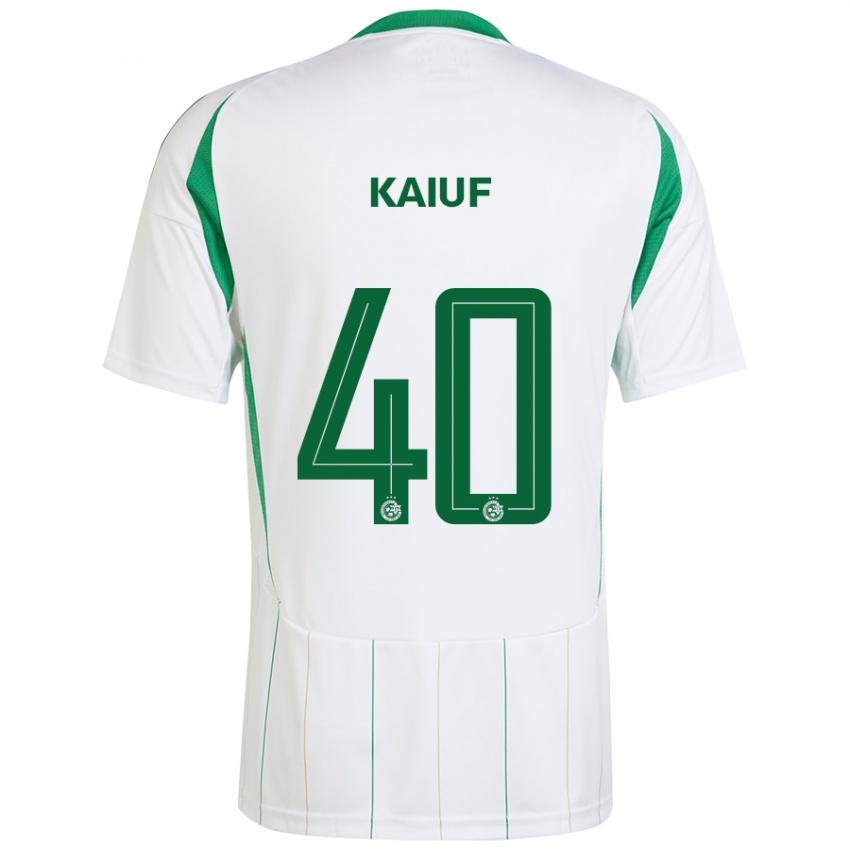 Criança Camisola Sharif Kaiuf #40 Verde Branco Alternativa 2024/25 Camisa Brasil