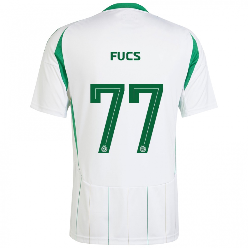 Criança Camisola Roee Fucs #77 Verde Branco Alternativa 2024/25 Camisa Brasil