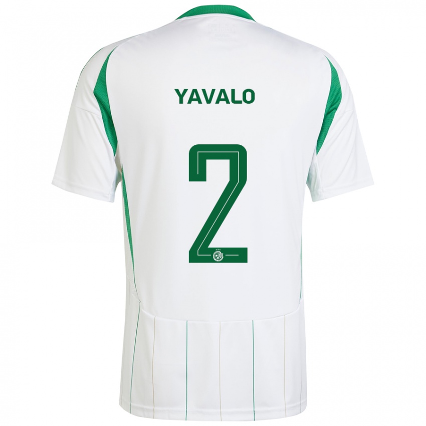 Criança Camisola Gatachao Yavalo #2 Verde Branco Alternativa 2024/25 Camisa Brasil