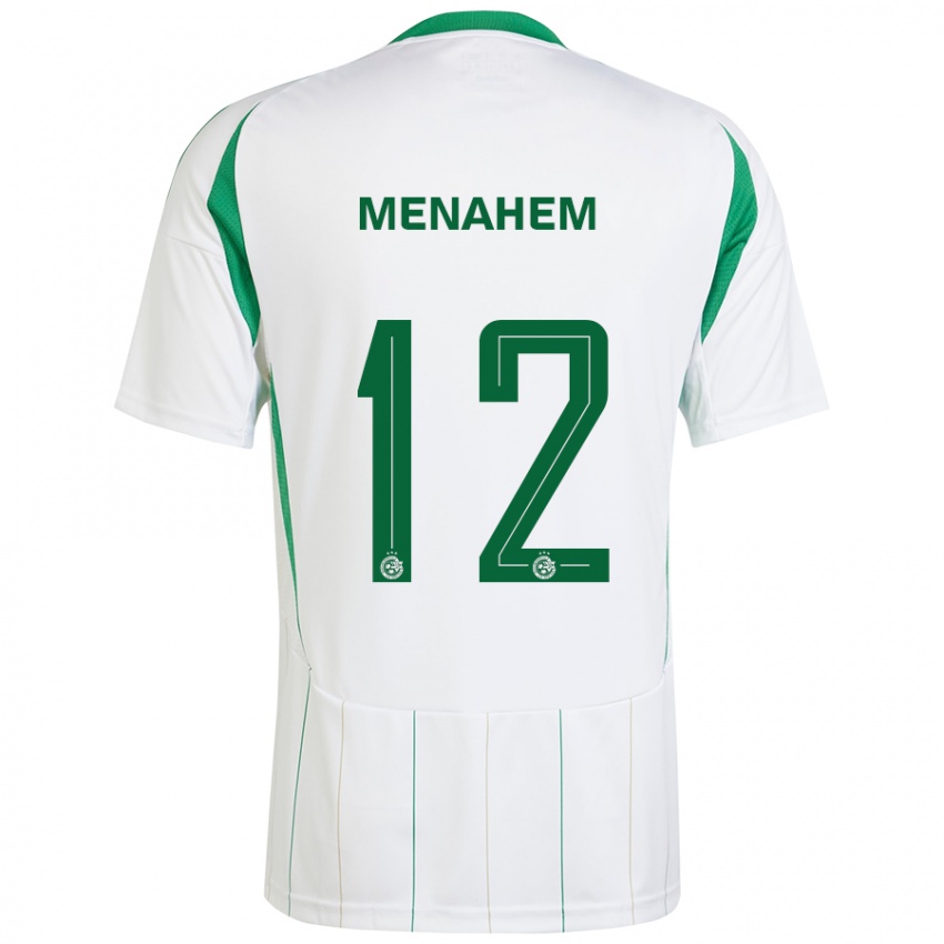 Criança Camisola Sun Menahem #12 Verde Branco Alternativa 2024/25 Camisa Brasil