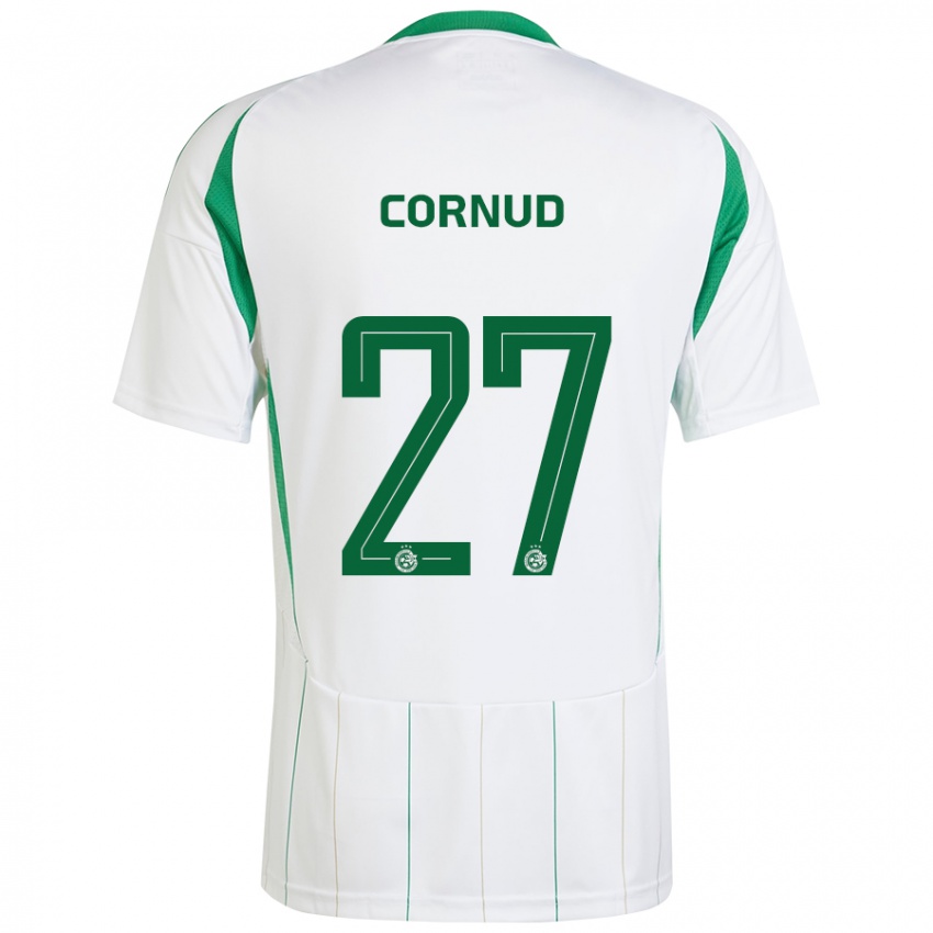 Criança Camisola Pierre Cornud #27 Verde Branco Alternativa 2024/25 Camisa Brasil