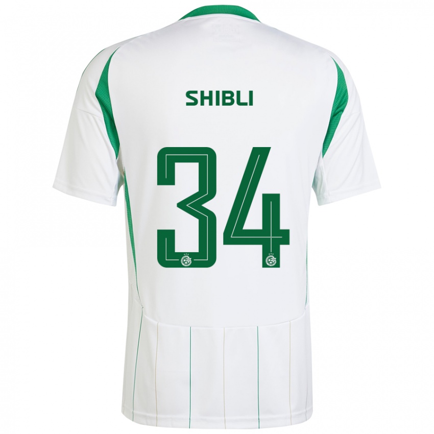 Criança Camisola Hamza Shibli #34 Verde Branco Alternativa 2024/25 Camisa Brasil