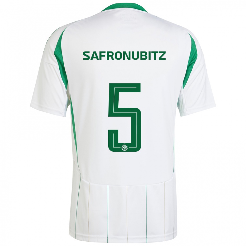 Criança Camisola Dan Safronubitz #5 Verde Branco Alternativa 2024/25 Camisa Brasil