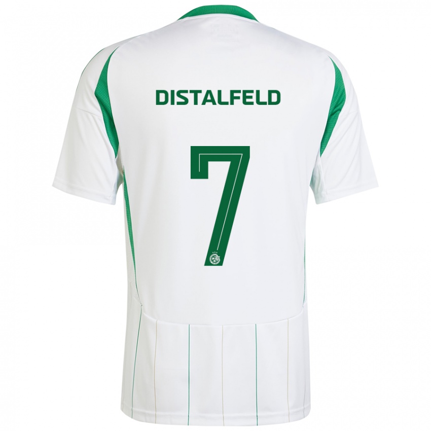 Criança Camisola Yanai Distalfeld #7 Verde Branco Alternativa 2024/25 Camisa Brasil