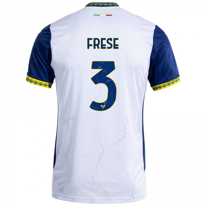 Criança Camisola Martin Frese #3 Azul Branco Alternativa 2024/25 Camisa Brasil