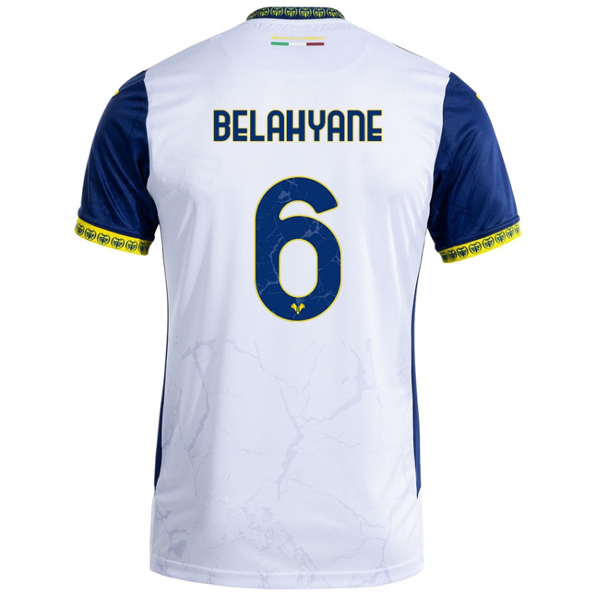 Criança Camisola Reda Belahyane #6 Azul Branco Alternativa 2024/25 Camisa Brasil