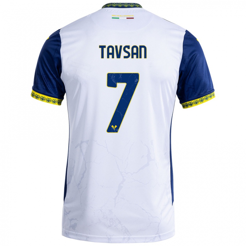 Criança Camisola Elayis Tavsan #7 Azul Branco Alternativa 2024/25 Camisa Brasil