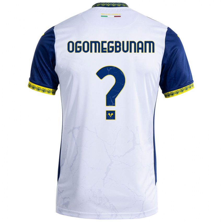 Criança Camisola Izu Ogomegbunam #0 Azul Branco Alternativa 2024/25 Camisa Brasil