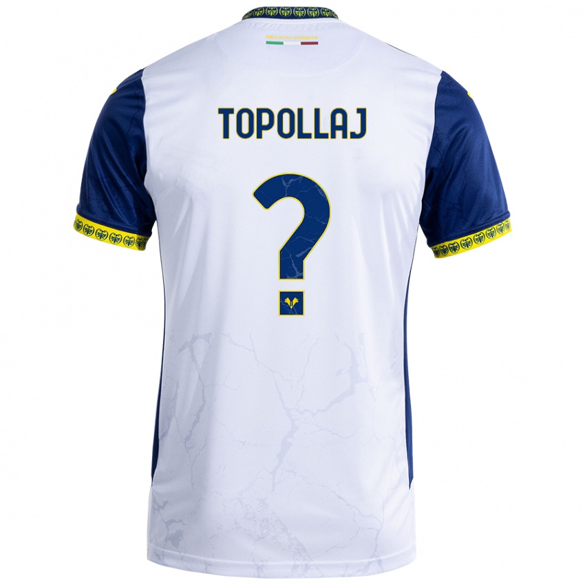 Criança Camisola Mark Topollaj #0 Azul Branco Alternativa 2024/25 Camisa Brasil