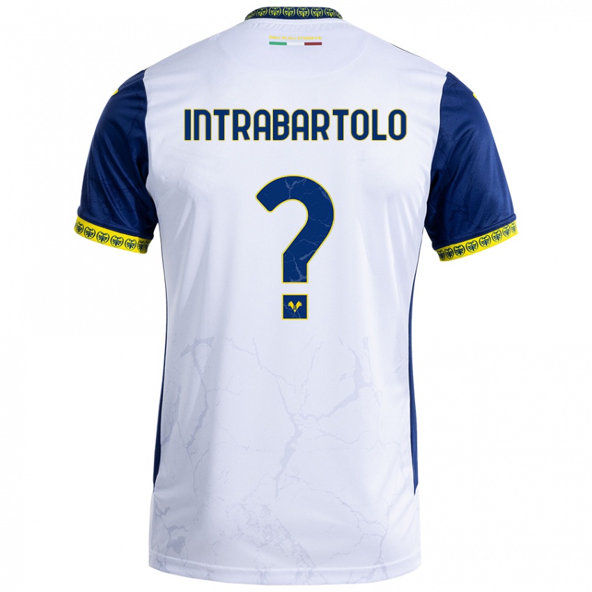 Criança Camisola Denis Intrabartolo #0 Azul Branco Alternativa 2024/25 Camisa Brasil