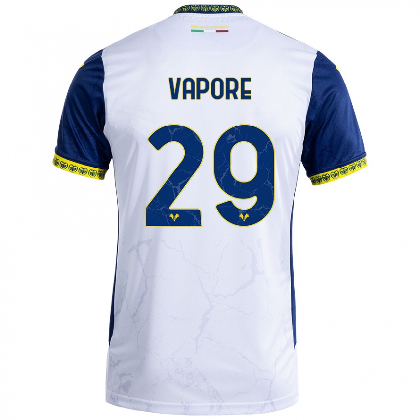 Criança Camisola Angelo Vapore #29 Azul Branco Alternativa 2024/25 Camisa Brasil