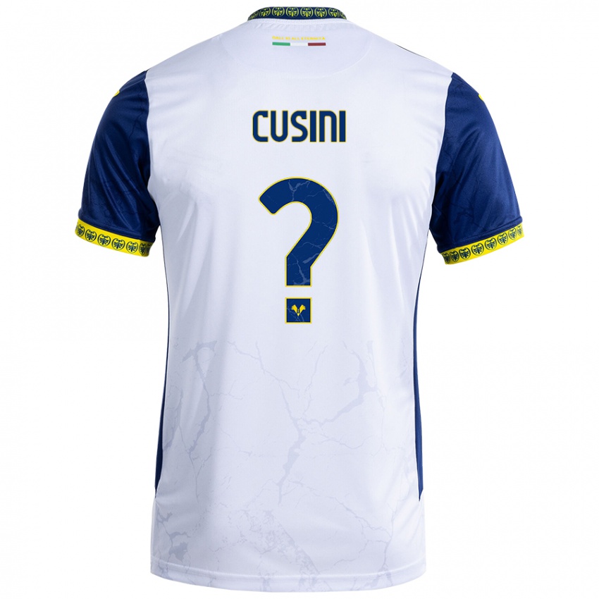 Criança Camisola Christian Cusini #0 Azul Branco Alternativa 2024/25 Camisa Brasil