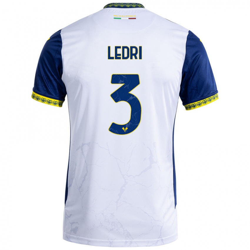 Criança Camisola Michela Ledri #3 Azul Branco Alternativa 2024/25 Camisa Brasil