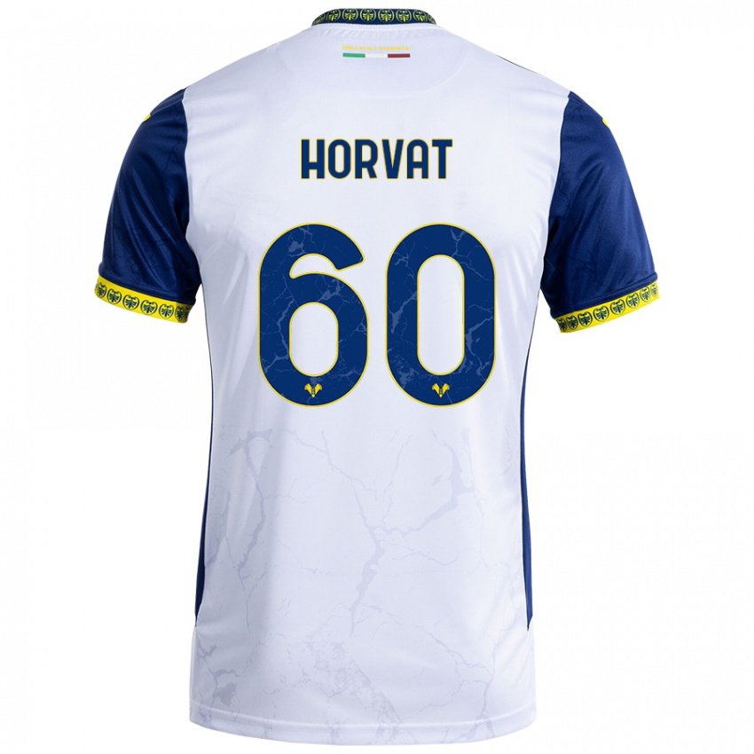 Criança Camisola Mihaela Horvat #60 Azul Branco Alternativa 2024/25 Camisa Brasil