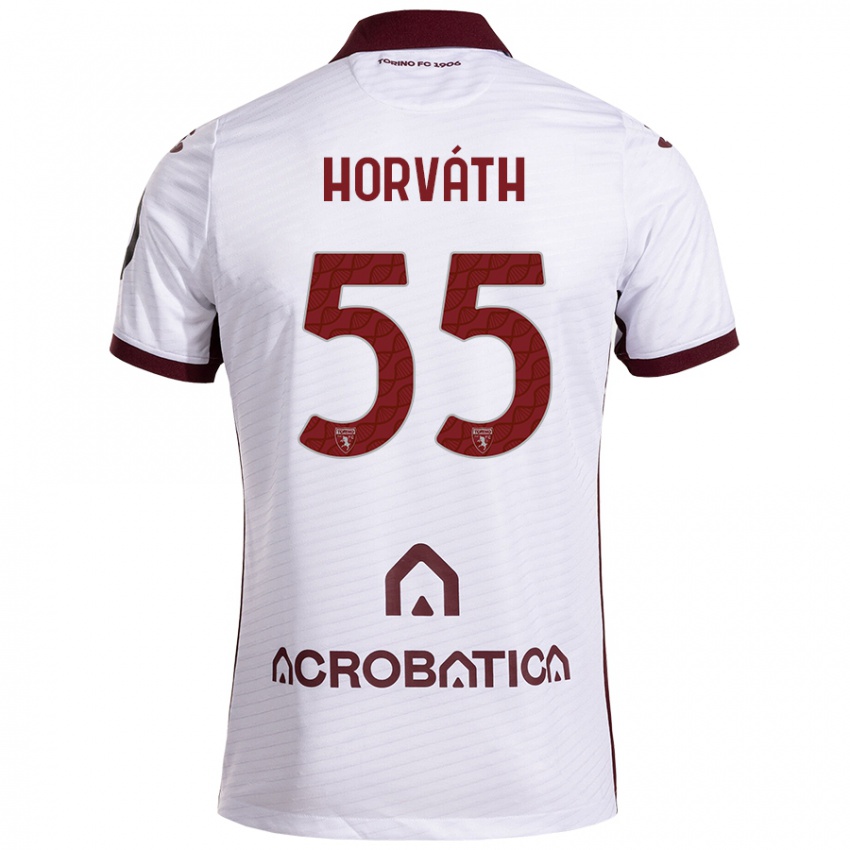 Criança Camisola Krisztofer Horváth #55 Castanho Branco Alternativa 2024/25 Camisa Brasil