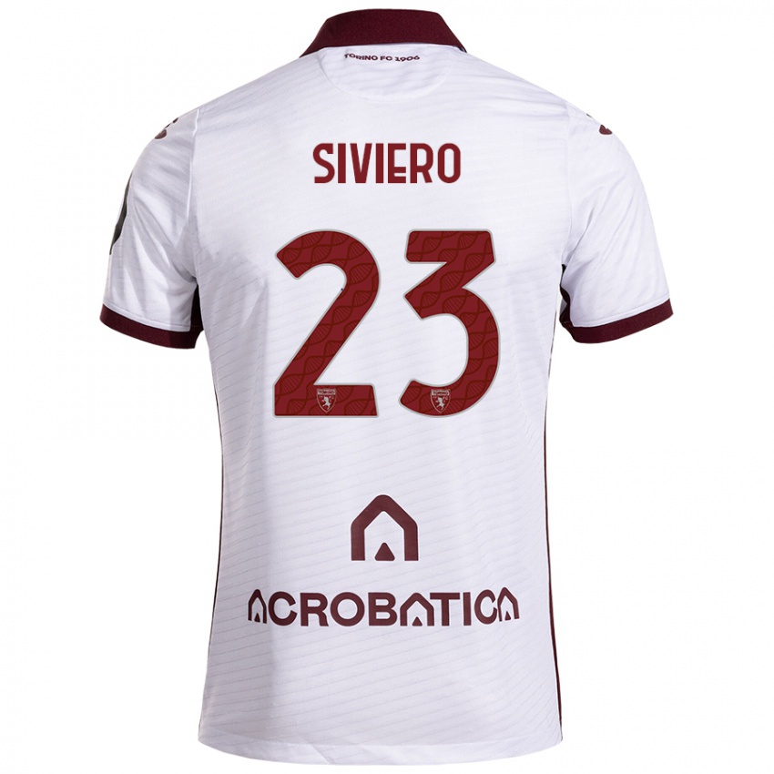 Criança Camisola Lapo Siviero #23 Castanho Branco Alternativa 2024/25 Camisa Brasil