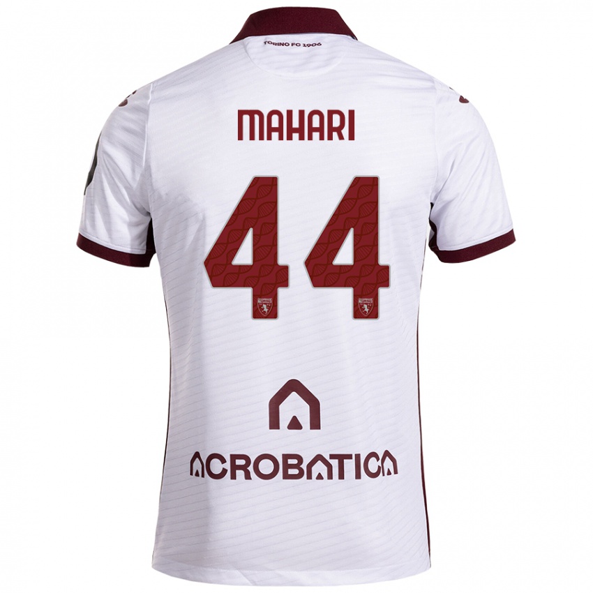 Criança Camisola Efdon Mahari #44 Castanho Branco Alternativa 2024/25 Camisa Brasil