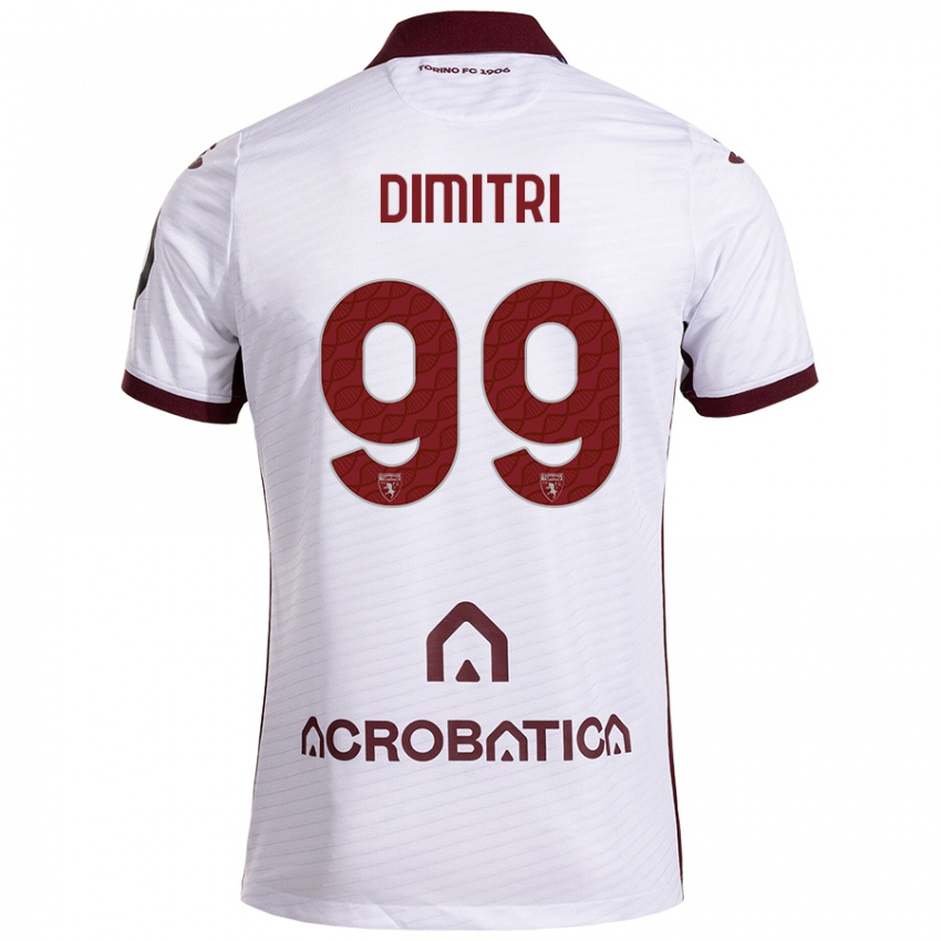 Criança Camisola Matteo Dimitri #99 Castanho Branco Alternativa 2024/25 Camisa Brasil