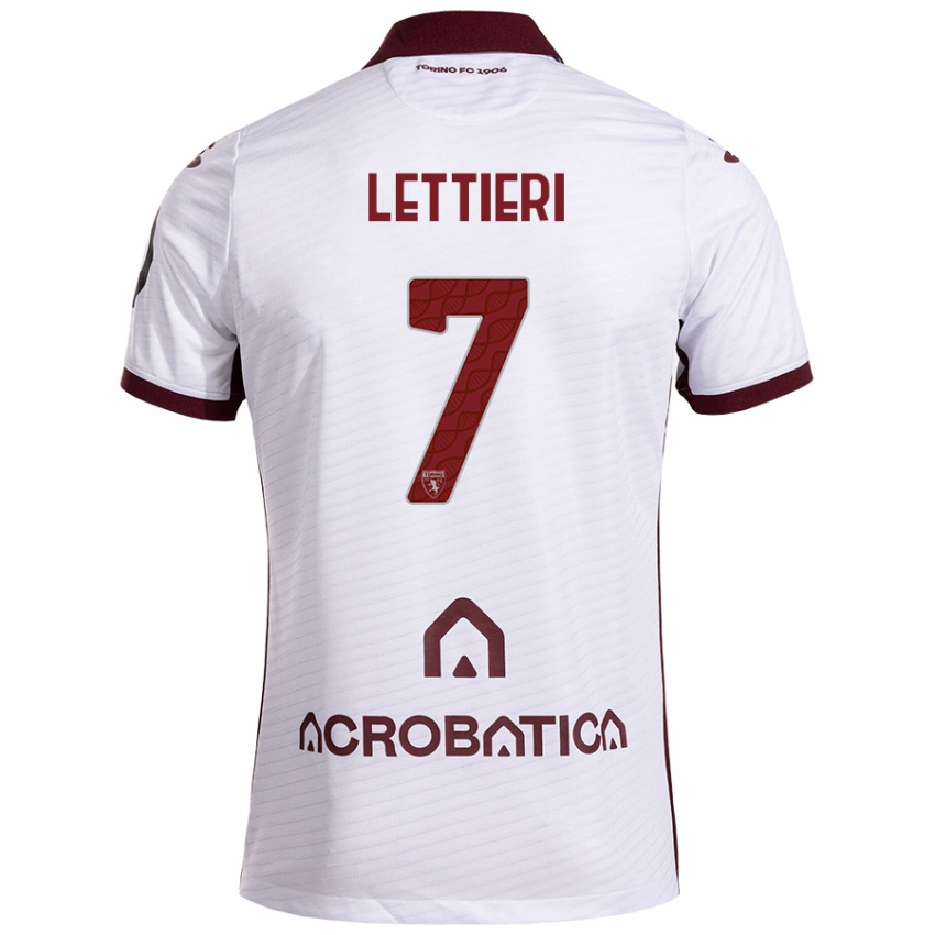 Criança Camisola Jessica Lettieri #7 Castanho Branco Alternativa 2024/25 Camisa Brasil