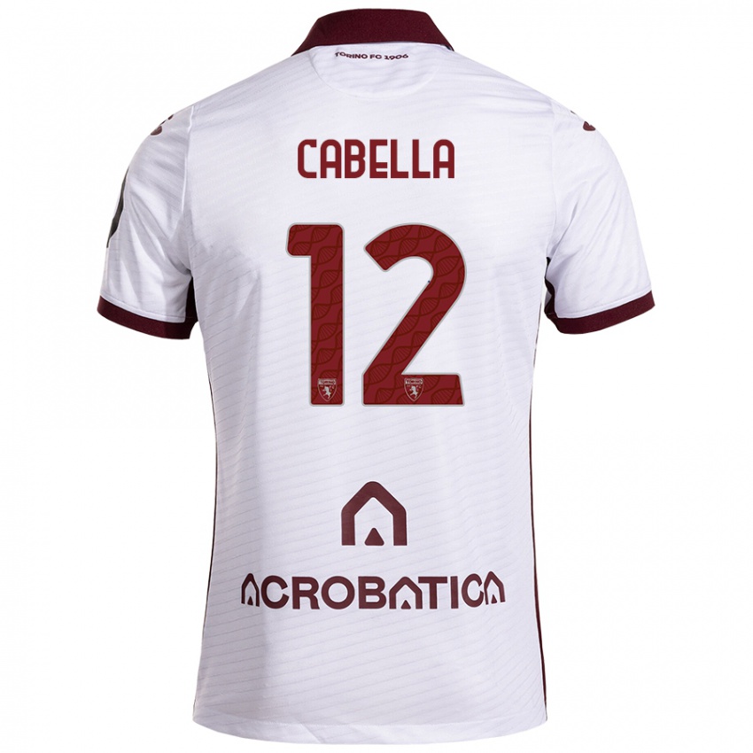 Criança Camisola Matteo Cabella #12 Castanho Branco Alternativa 2024/25 Camisa Brasil