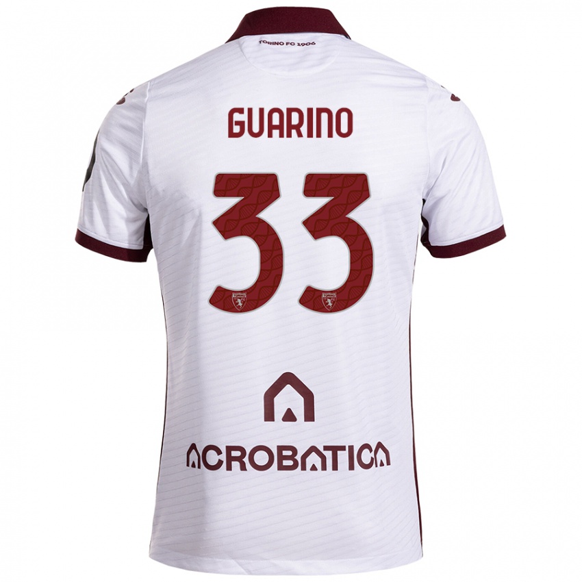 Criança Camisola Rita Guarino #33 Castanho Branco Alternativa 2024/25 Camisa Brasil