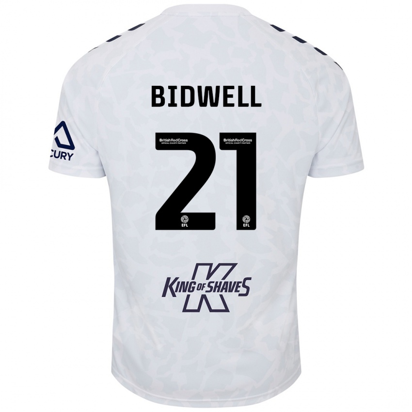 Criança Camisola Jake Bidwell #21 Branco Alternativa 2024/25 Camisa Brasil