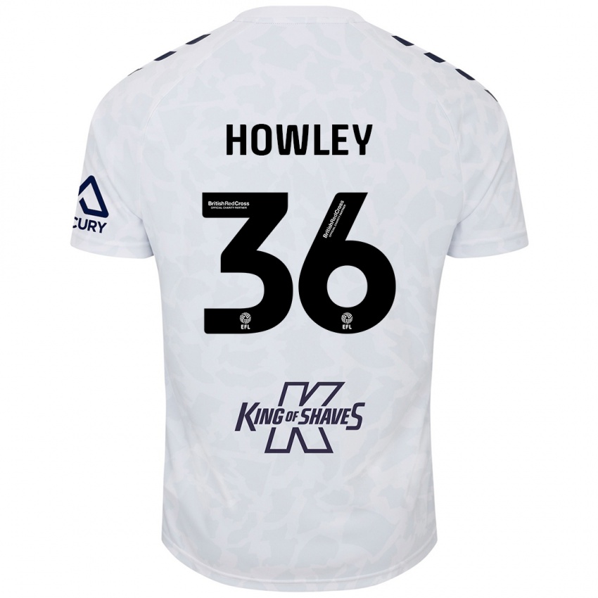 Criança Camisola Ryan Howley #36 Branco Alternativa 2024/25 Camisa Brasil