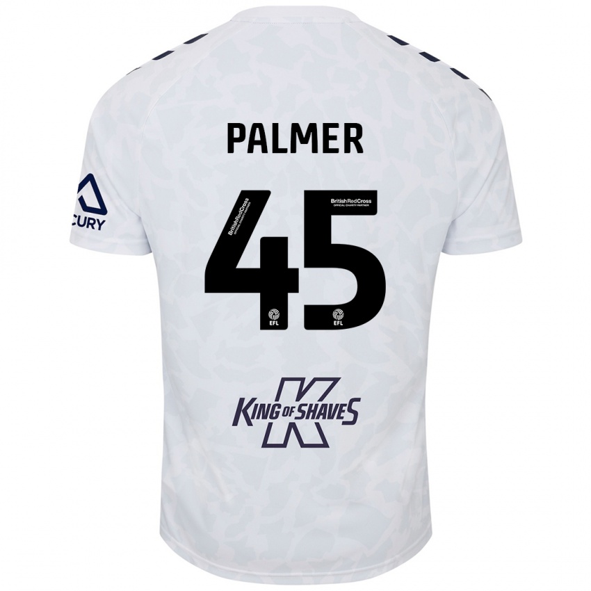 Criança Camisola Kasey Palmer #45 Branco Alternativa 2024/25 Camisa Brasil