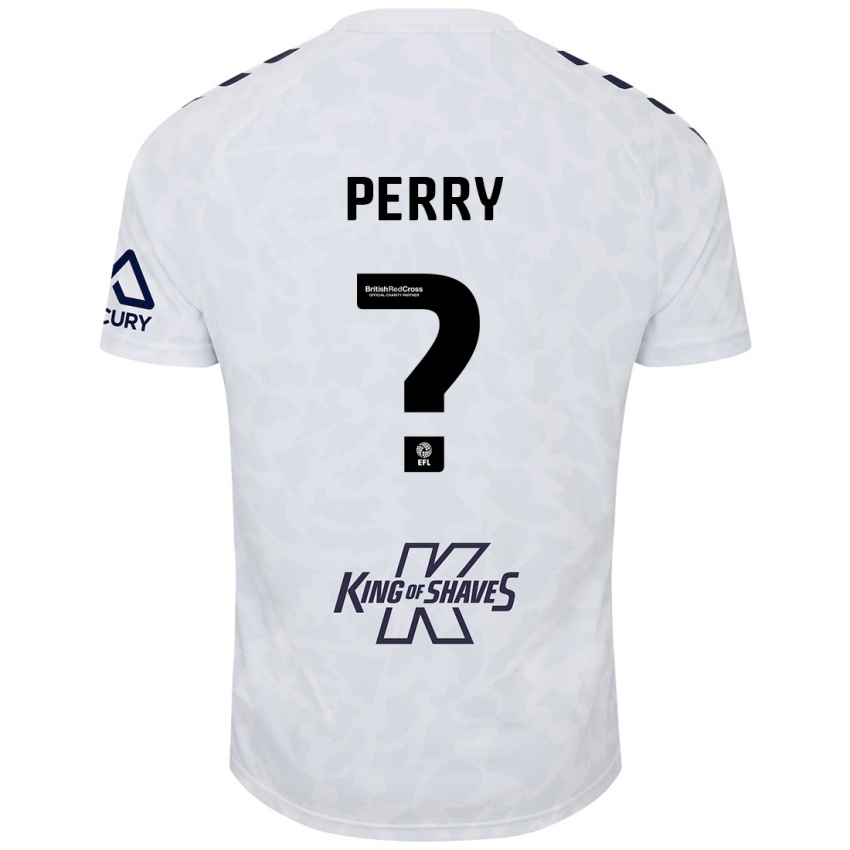 Criança Camisola Callum Perry #0 Branco Alternativa 2024/25 Camisa Brasil