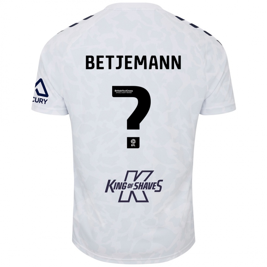 Criança Camisola Elliot Betjemann #0 Branco Alternativa 2024/25 Camisa Brasil