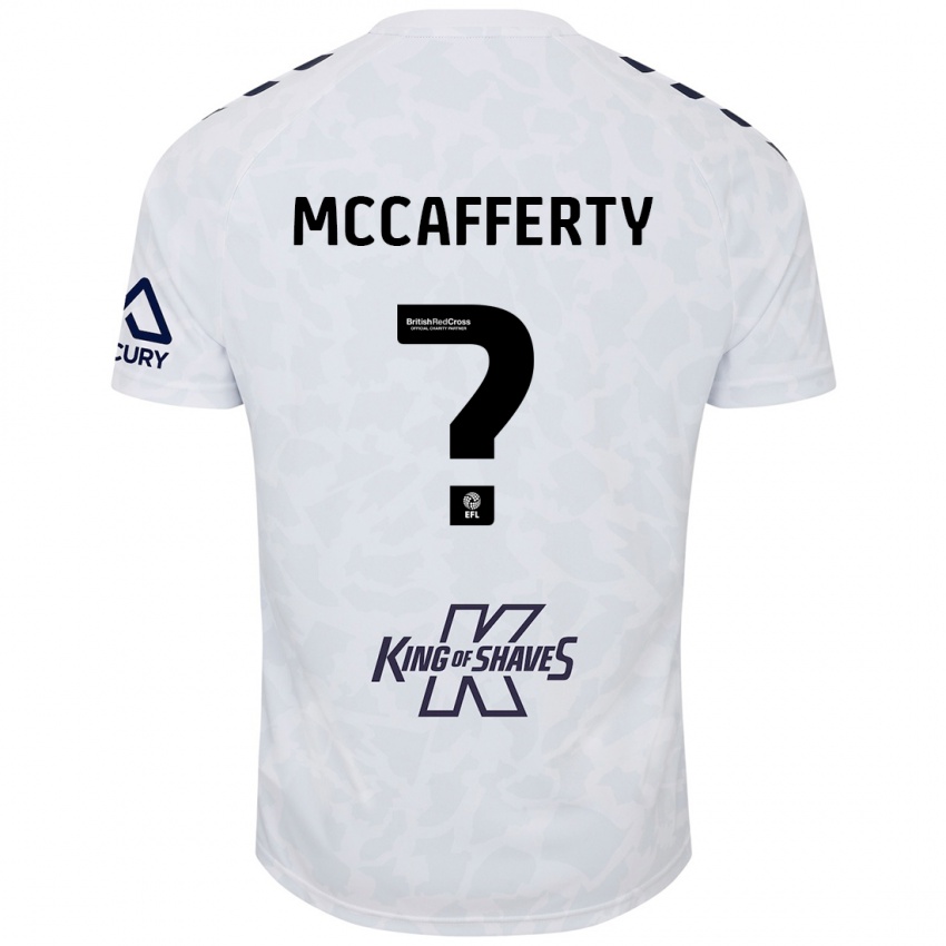 Criança Camisola Lewys Mccafferty #0 Branco Alternativa 2024/25 Camisa Brasil