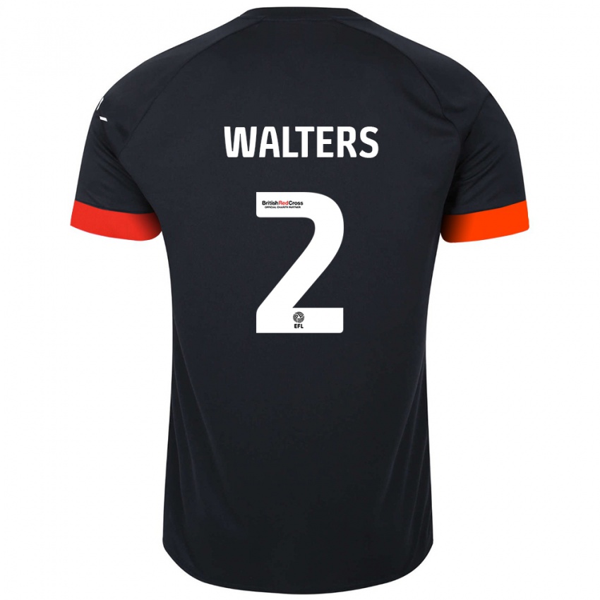 Criança Camisola Reuell Walters #2 Laranja Preto Alternativa 2024/25 Camisa Brasil