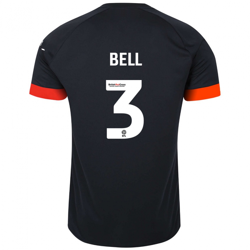 Criança Camisola Amari'i Bell #3 Laranja Preto Alternativa 2024/25 Camisa Brasil